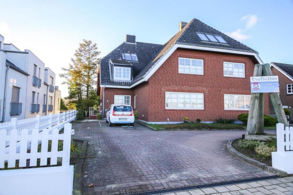 Ferienwohnung App. 1 Haus Duckdalben Хаффкруг Экстерьер фото
